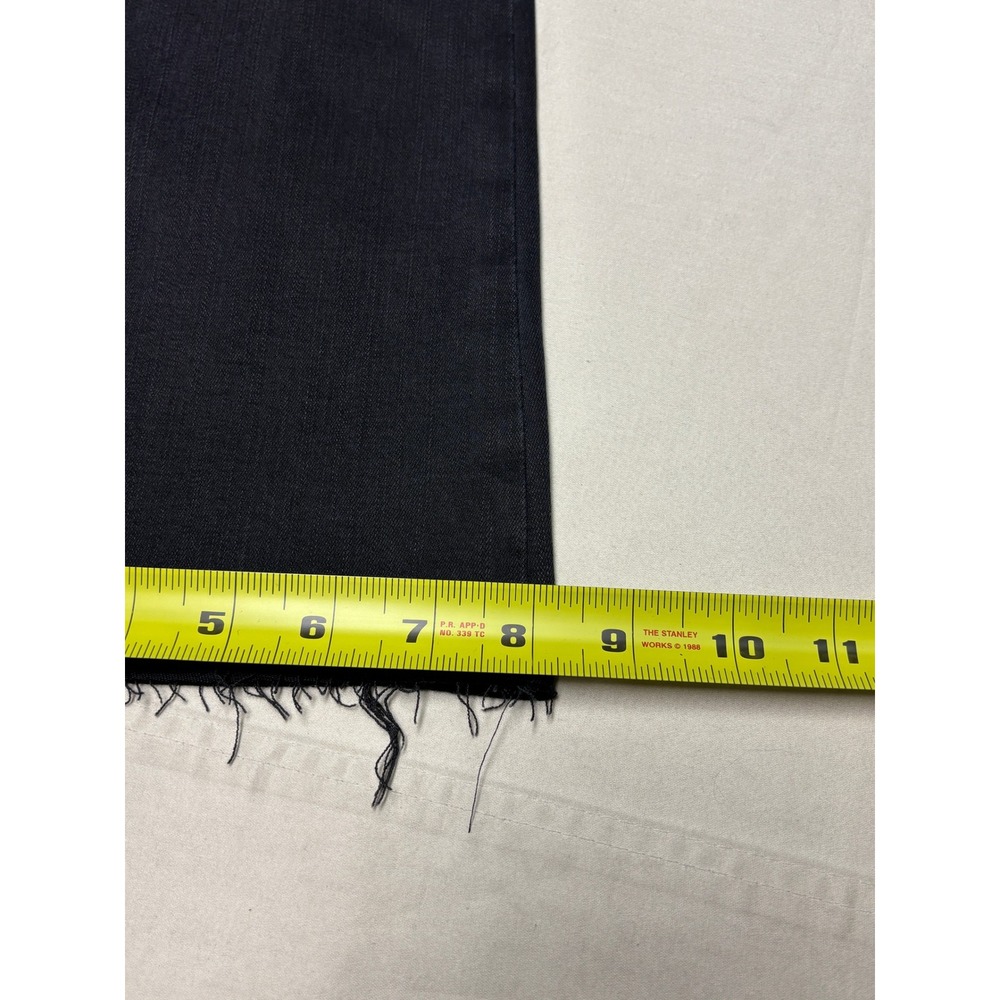 FRAME Le Crop Mini Boot Jeans Kerry Black Grey Raw Hem  Womens Size 27X27‎ - Picture 15 of 15